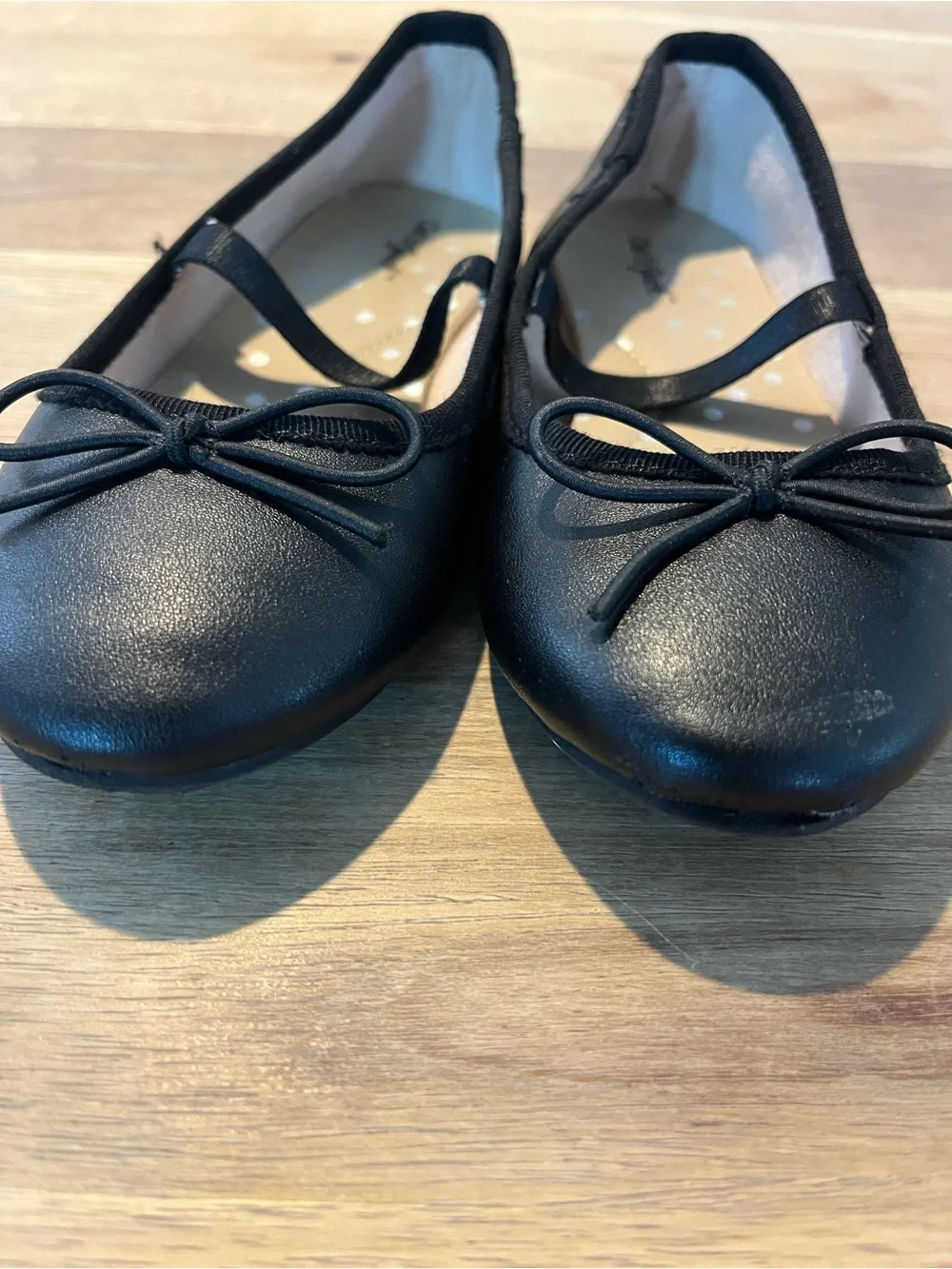 Cat & Jack Black Girls' Mary Jane Ballet Flats with Bow